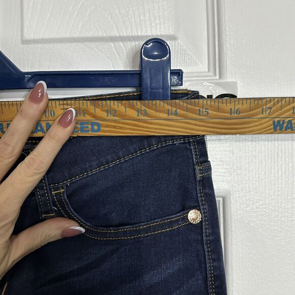 ROCK & REPUBLIC Berlin Jeans Dark Wash Pockets 30x29 Size 10 Skinny - Picture 10 of 12